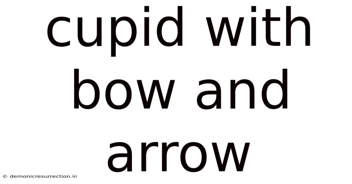Cupid With Bow And Arrow