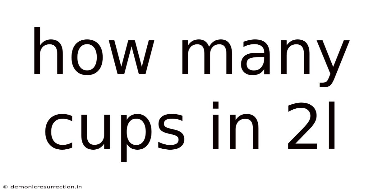How Many Cups In 2l