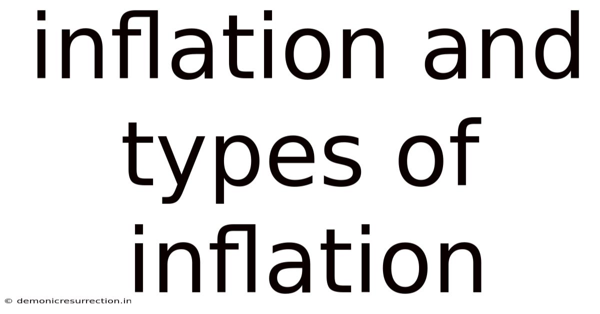 Inflation And Types Of Inflation