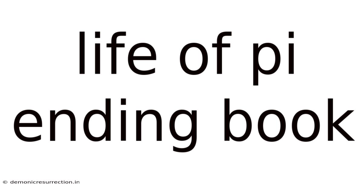 Life Of Pi Ending Book