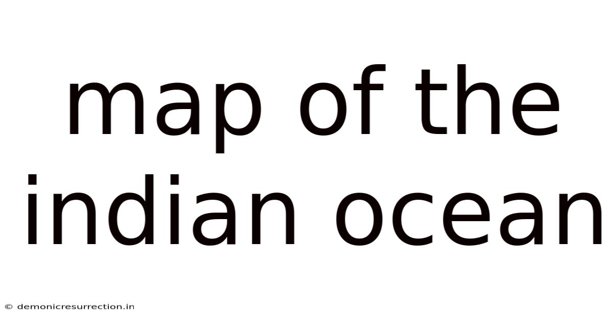 Map Of The Indian Ocean