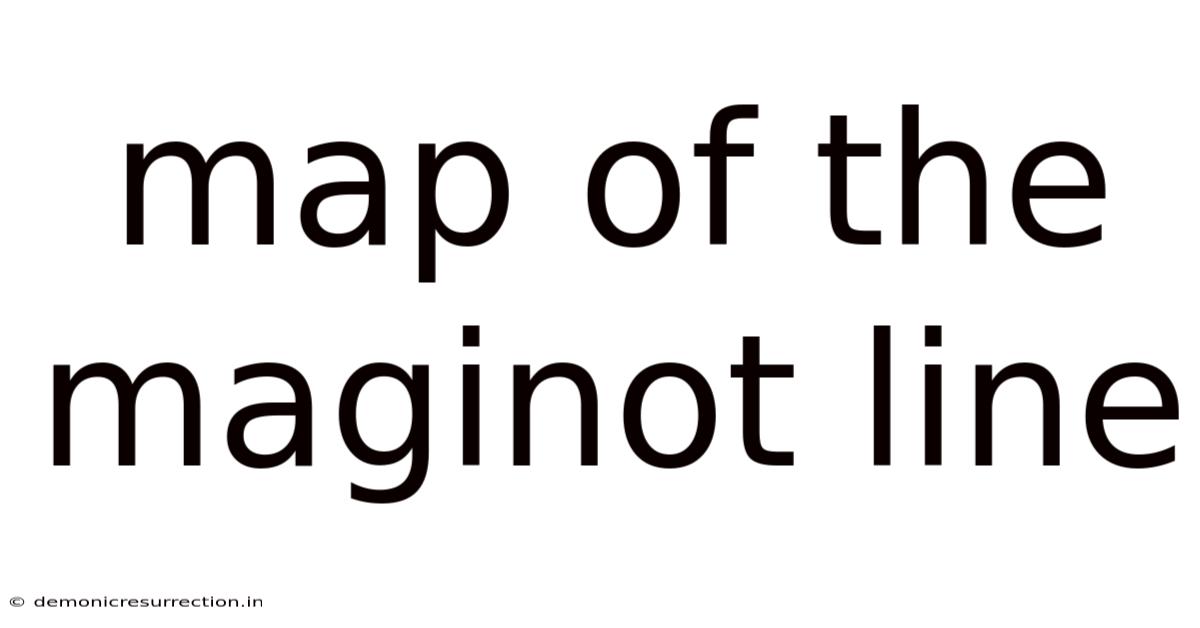 Map Of The Maginot Line
