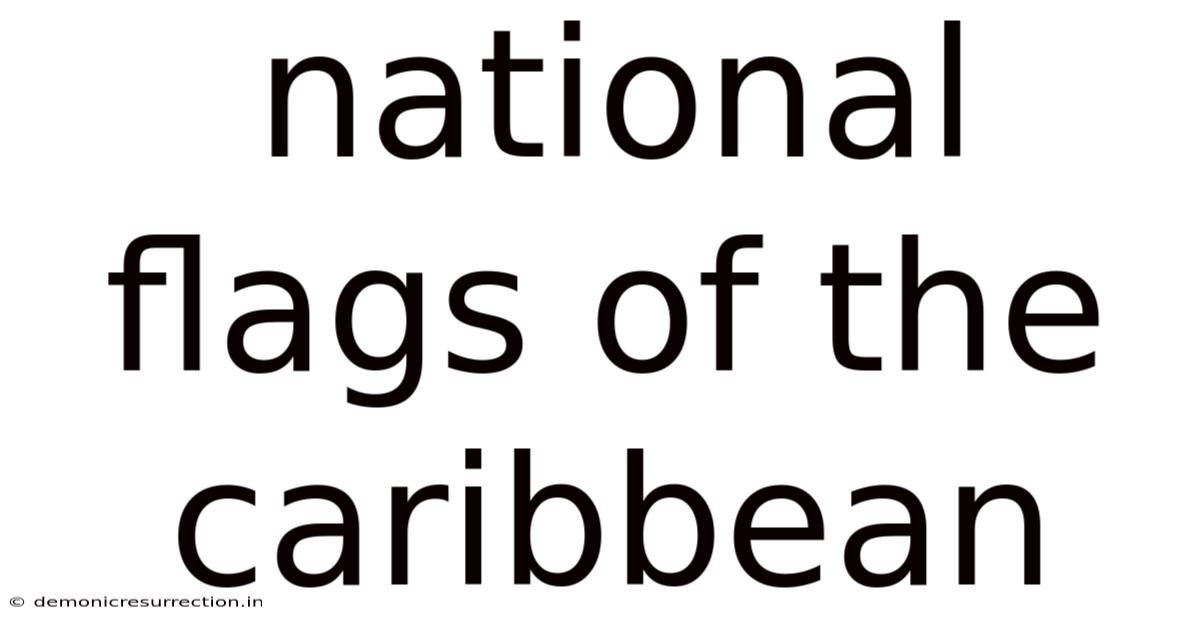 National Flags Of The Caribbean