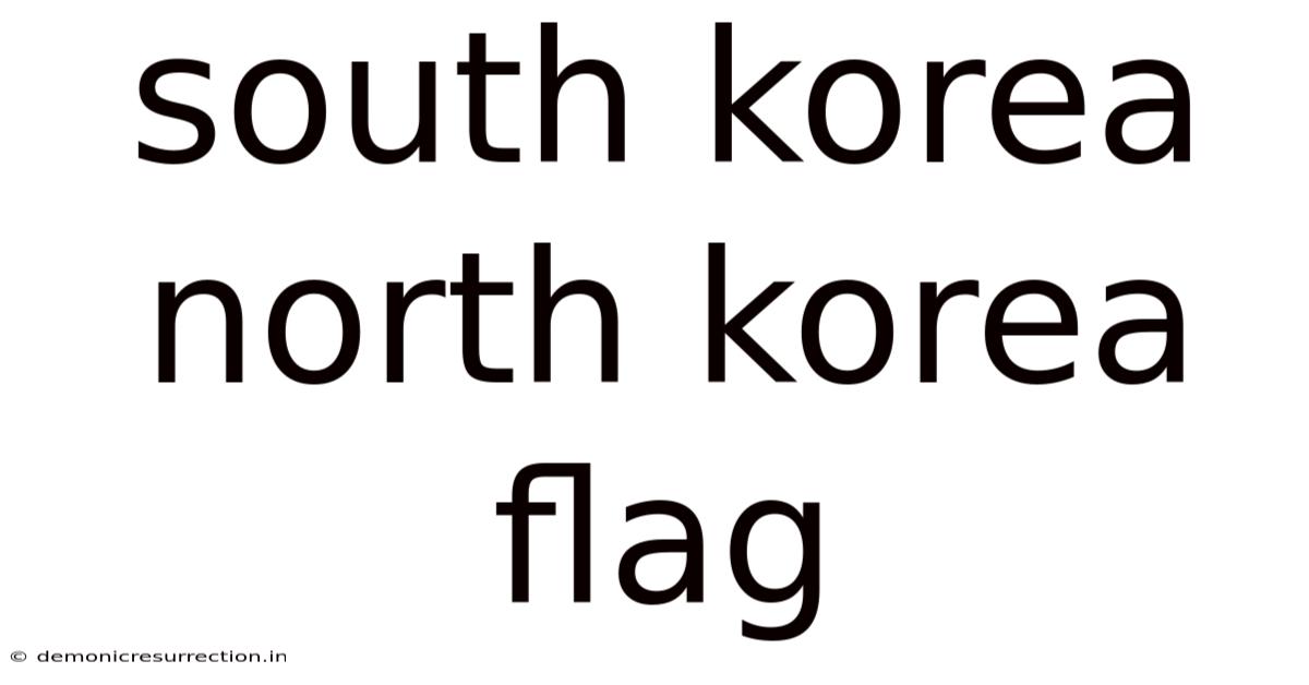South Korea North Korea Flag