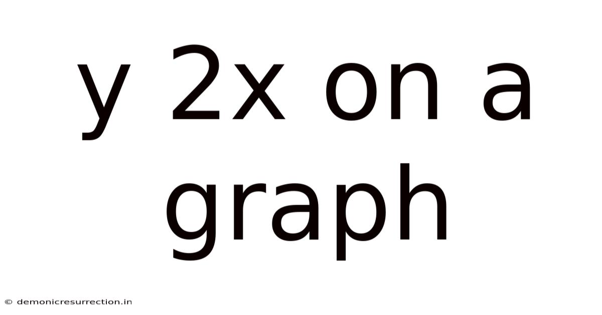 Y 2x On A Graph